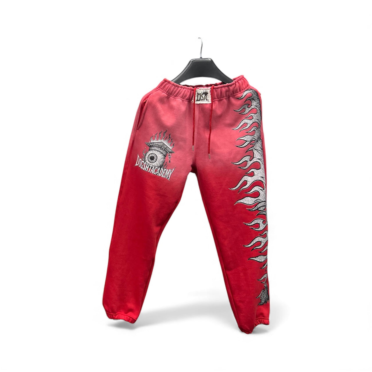 EYE 4 AN EYE SWEATPANTS “CRIMSON RED”